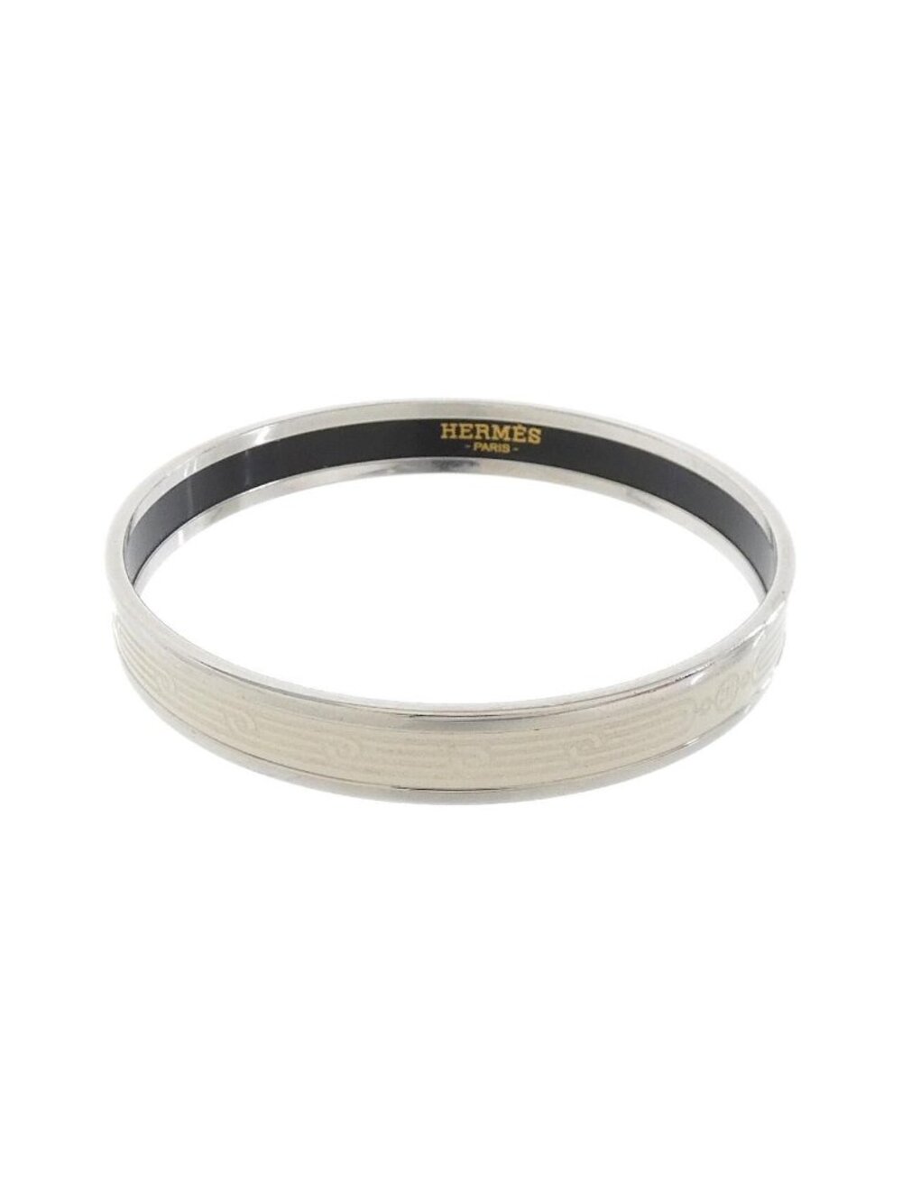 Hermes Bangle Bracelet Silver